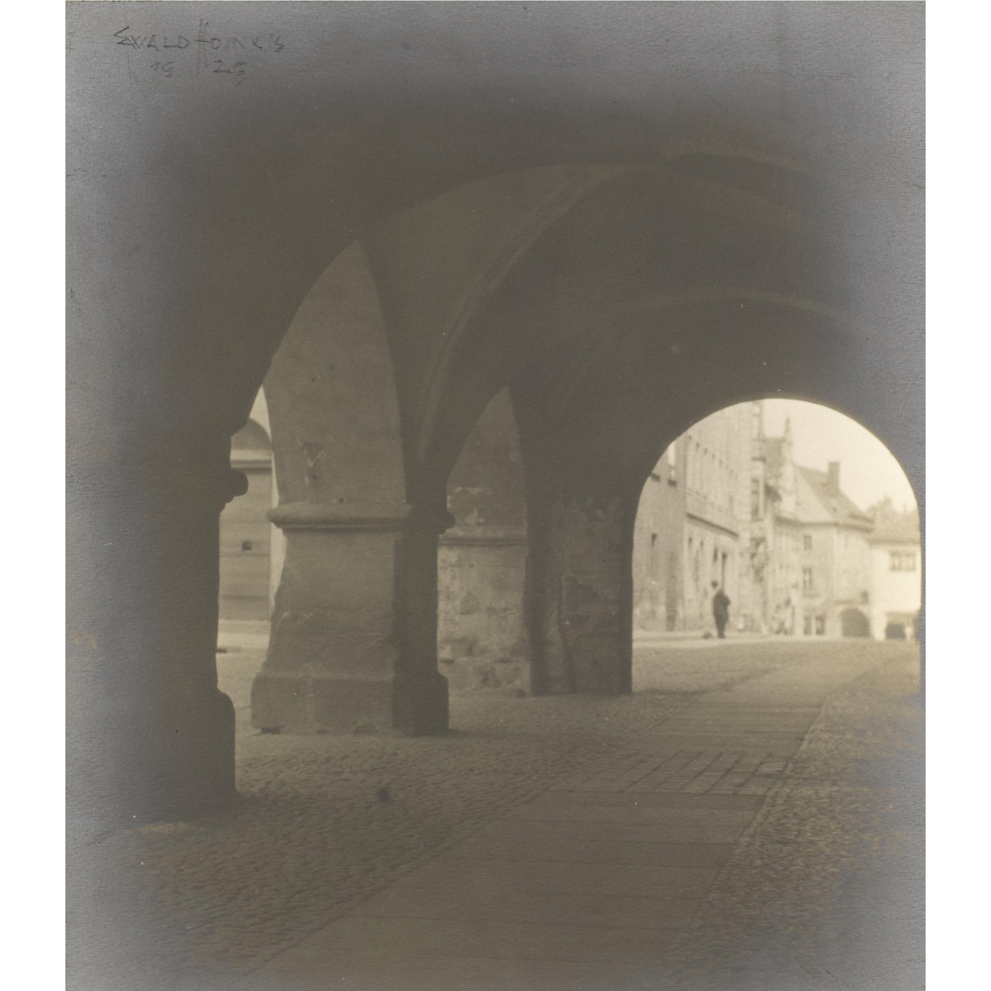 Ewald Hoinkis - \'Görlitz Unter Den Lauben Am Untermarkt\', 1926