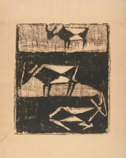 Ewald Mataré - Drei Kühe (übereinander).