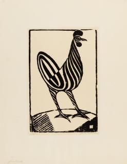 Ewald Mataré - Hahn (nach rechts).