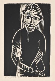 Ewald Mataré - Kinderporträt (Peters 53)