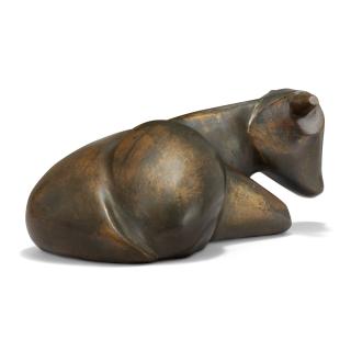 Ewald Mataré - Kleine liegende Kuh II \'Porzellankuh\'