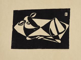 Ewald Mataré - Liegendes Kälbchen