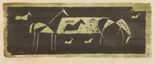 Ewald Mataré - Pferde auf der Weide (Fünf, eigentlich sieben Pferde).