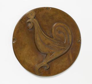 Ewald Mataré - Rundmedallion mit Hahn II