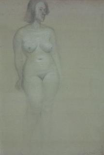 Ewald Mataré - Stehender weiblicher Akt