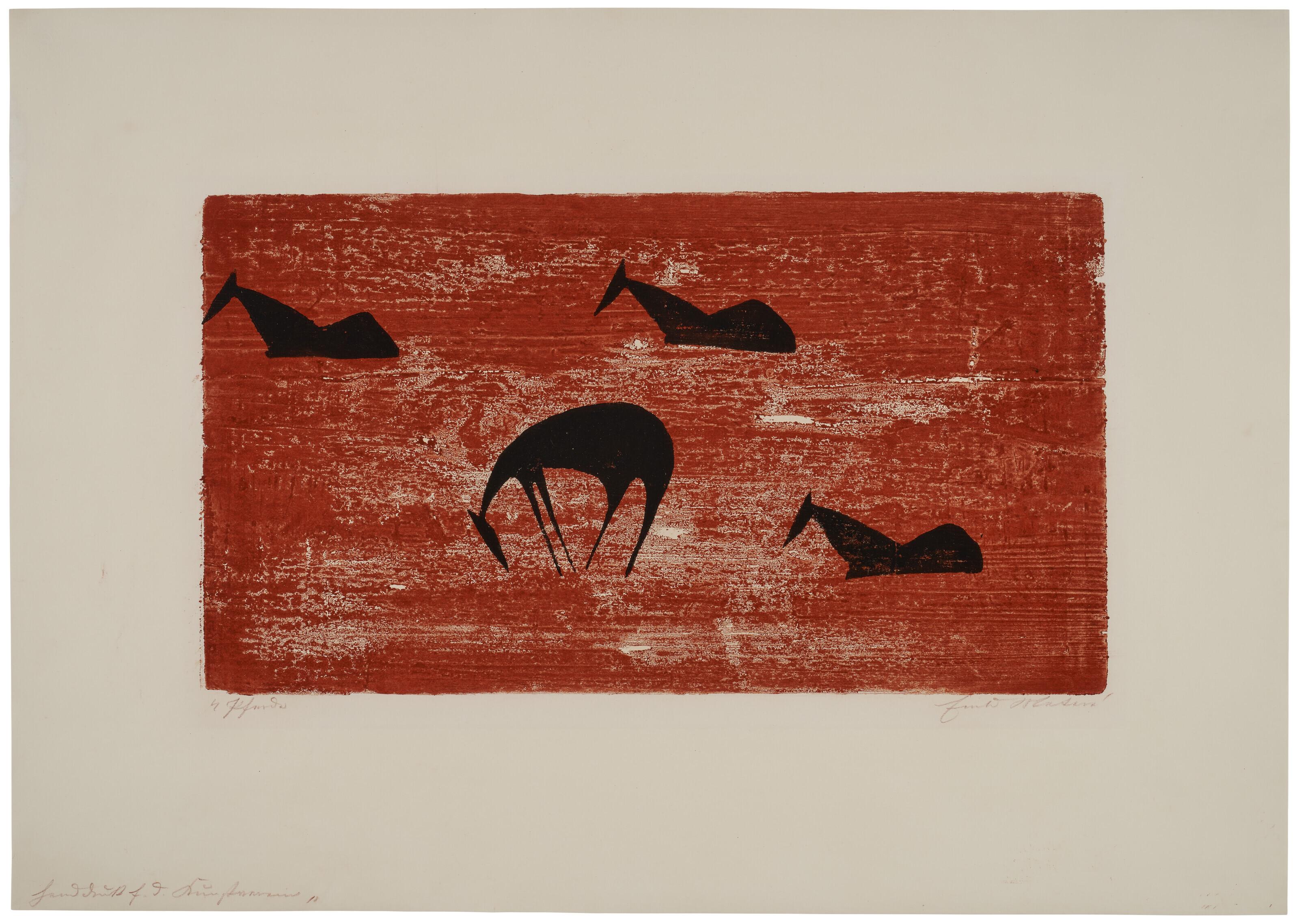 Ewald Mataré - Three prints by the artist