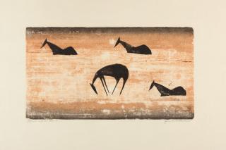 Ewald Mataré - Vier „Pferde auf der Weide“