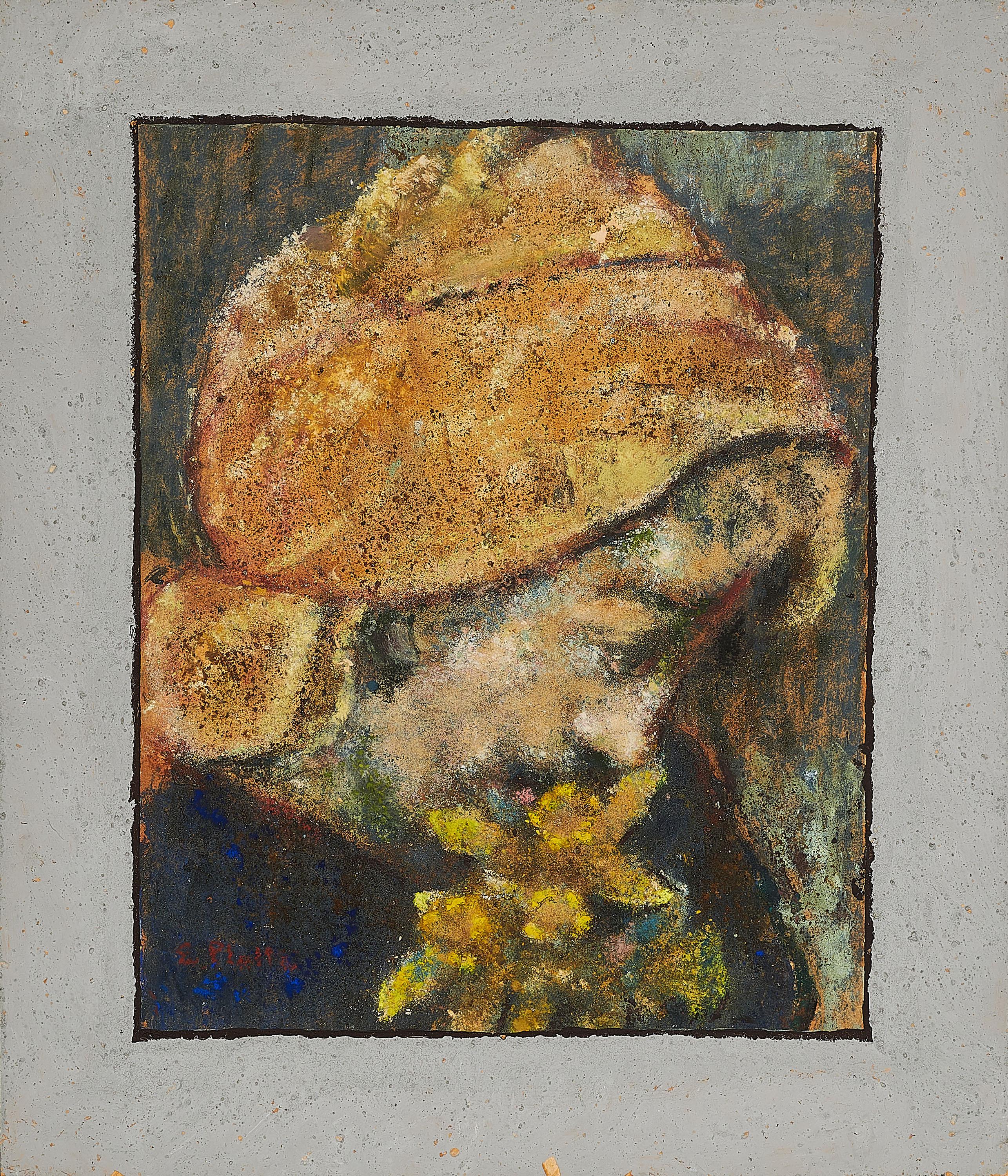 Ewald Platte - Mädchen mit Kopftuch.