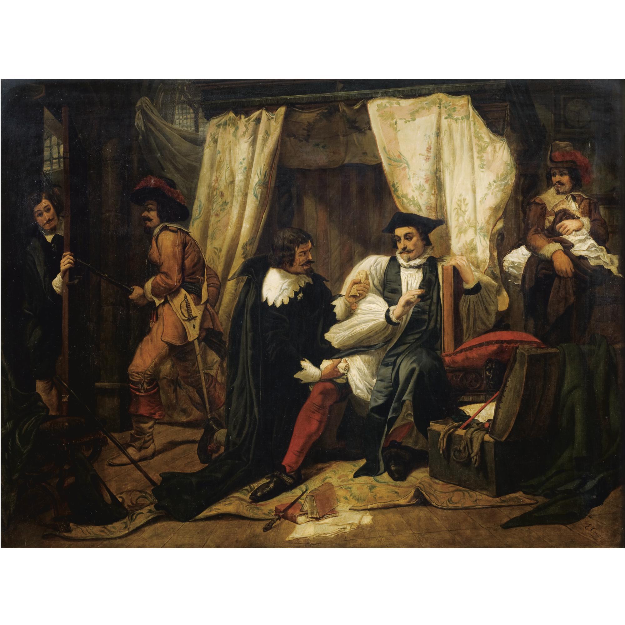 Eyre Crowe - Soldiers Meeting