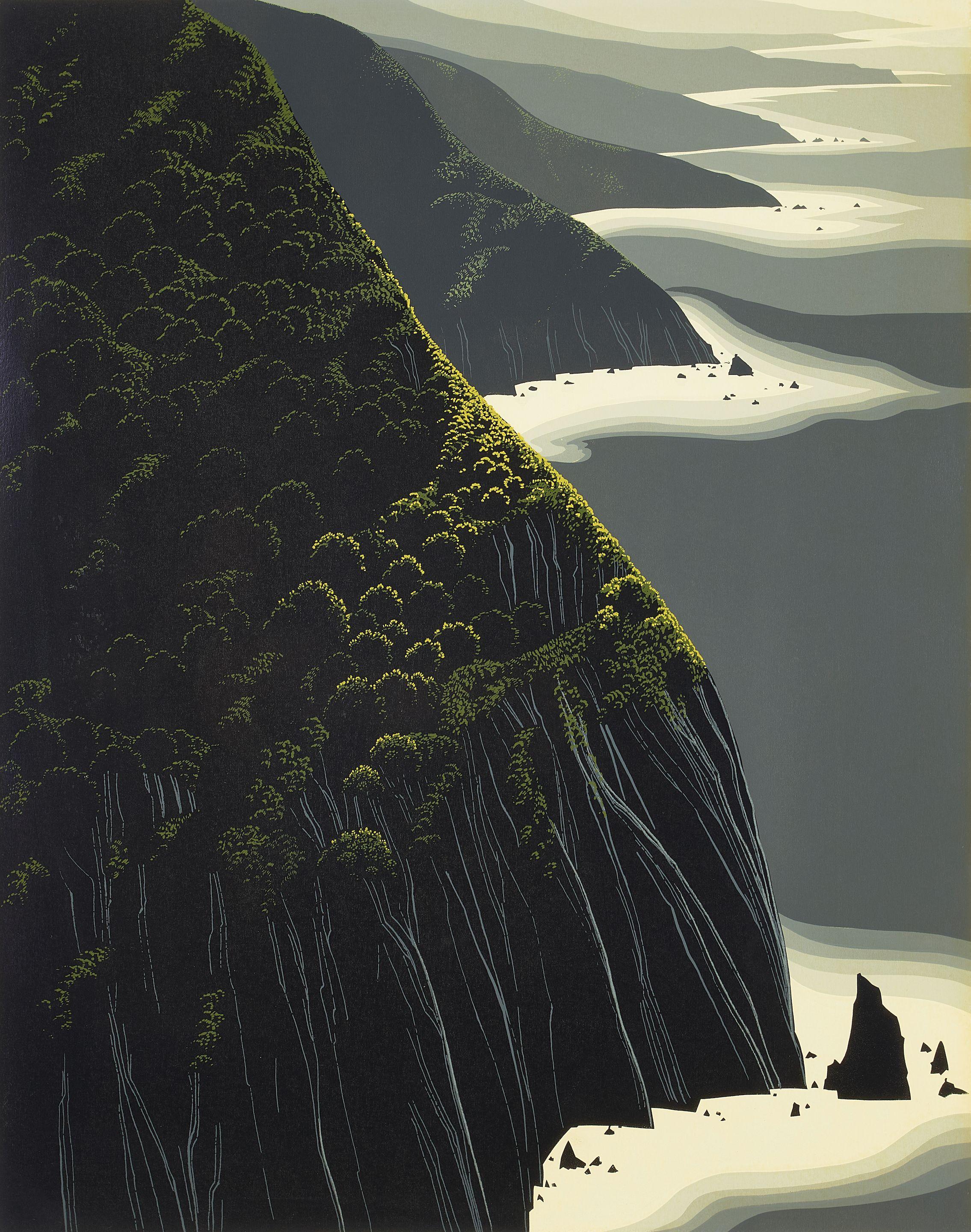 Eyvind Earle - A Group of 4 Scenic Screenprints 4