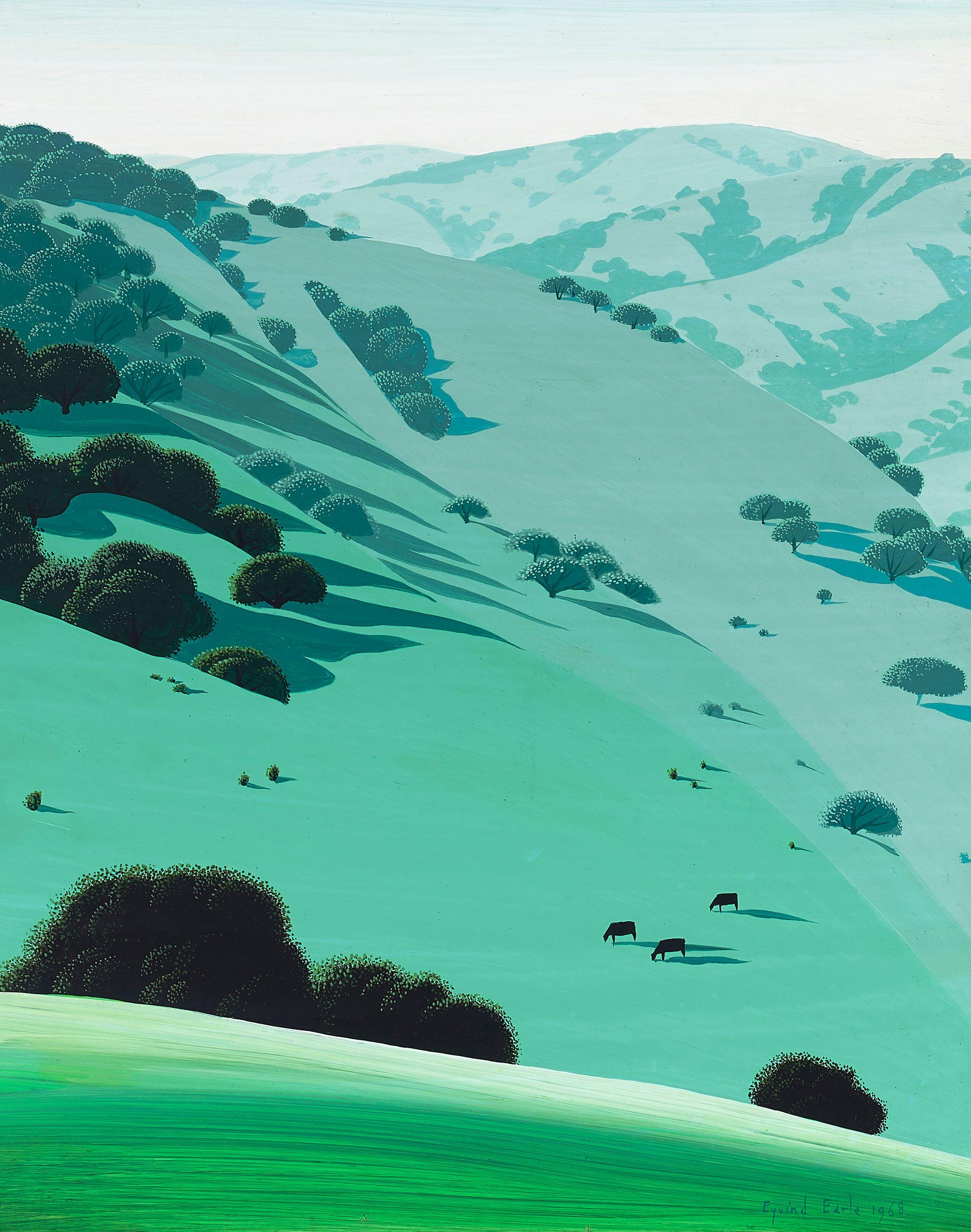 Eyvind Earle - California Hills