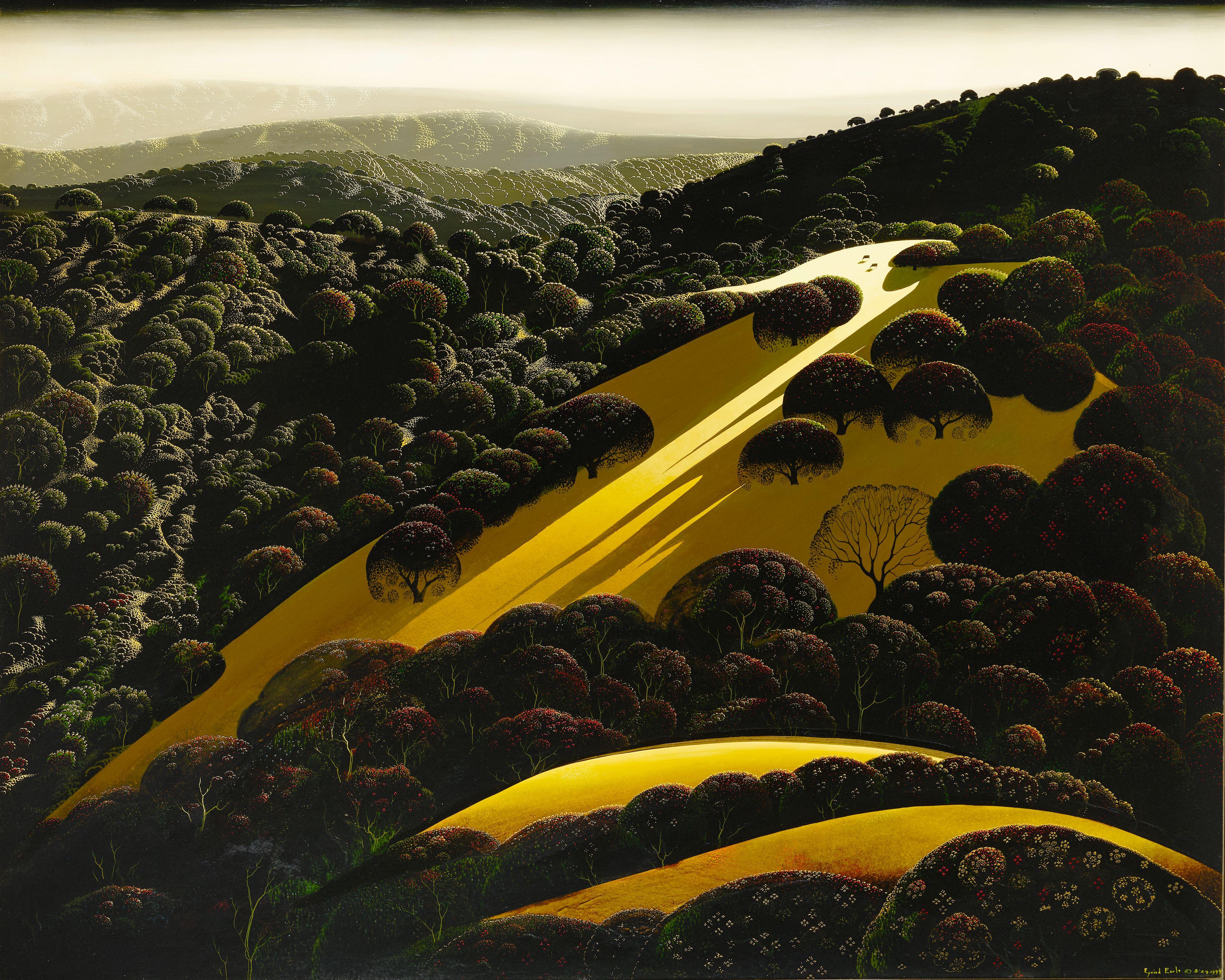 Eyvind Earle - Fields of gold
