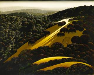 Eyvind Earle - Fields of gold
