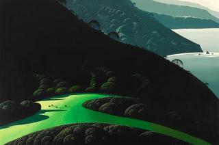 Eyvind Earle - Ocean Valley