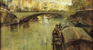 Ezelino Briante - La Senna a Parigi