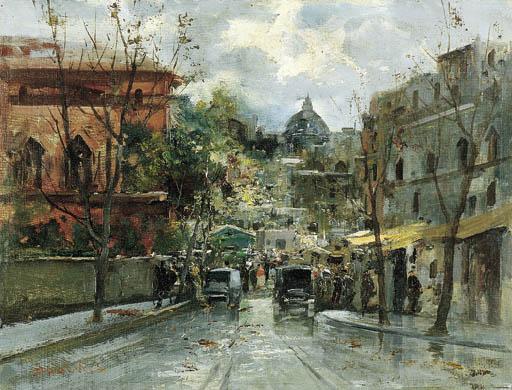 Ezelino Briante - Scorcio di Napoli