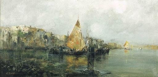 Ezelino Briante - Venezia, vele in laguna
