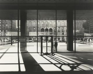 Ezra Stoller - Looking From Seagram Building Lobby Across Park Avenue To The Racquet And Tennis Club