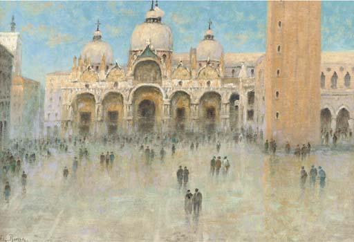 F.A. Bouvié - St. Marks Cathedral, Venice