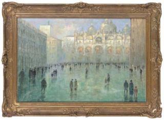 F. A. Bouvie - St. Mark\'s Square, Venice