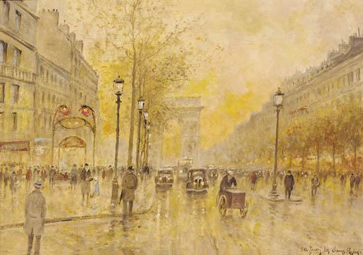 F. A. Bouvier - Les Champs Elysées