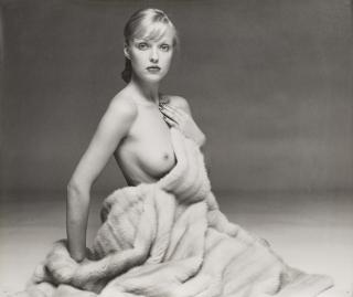 F.C. Gundlach - Christa im Nerz - Hamburg 1970.