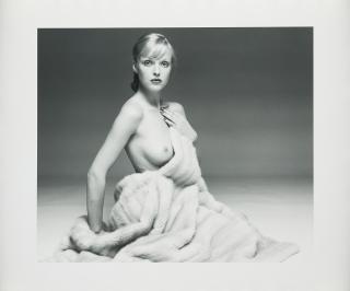 F.C. Gundlach - Christa im Saga-mink - Hamburg 1970.