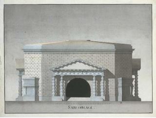 F. Ferogio - Projet de sarcophage