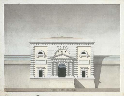F. Ferogio - Projet d\'une citadelle