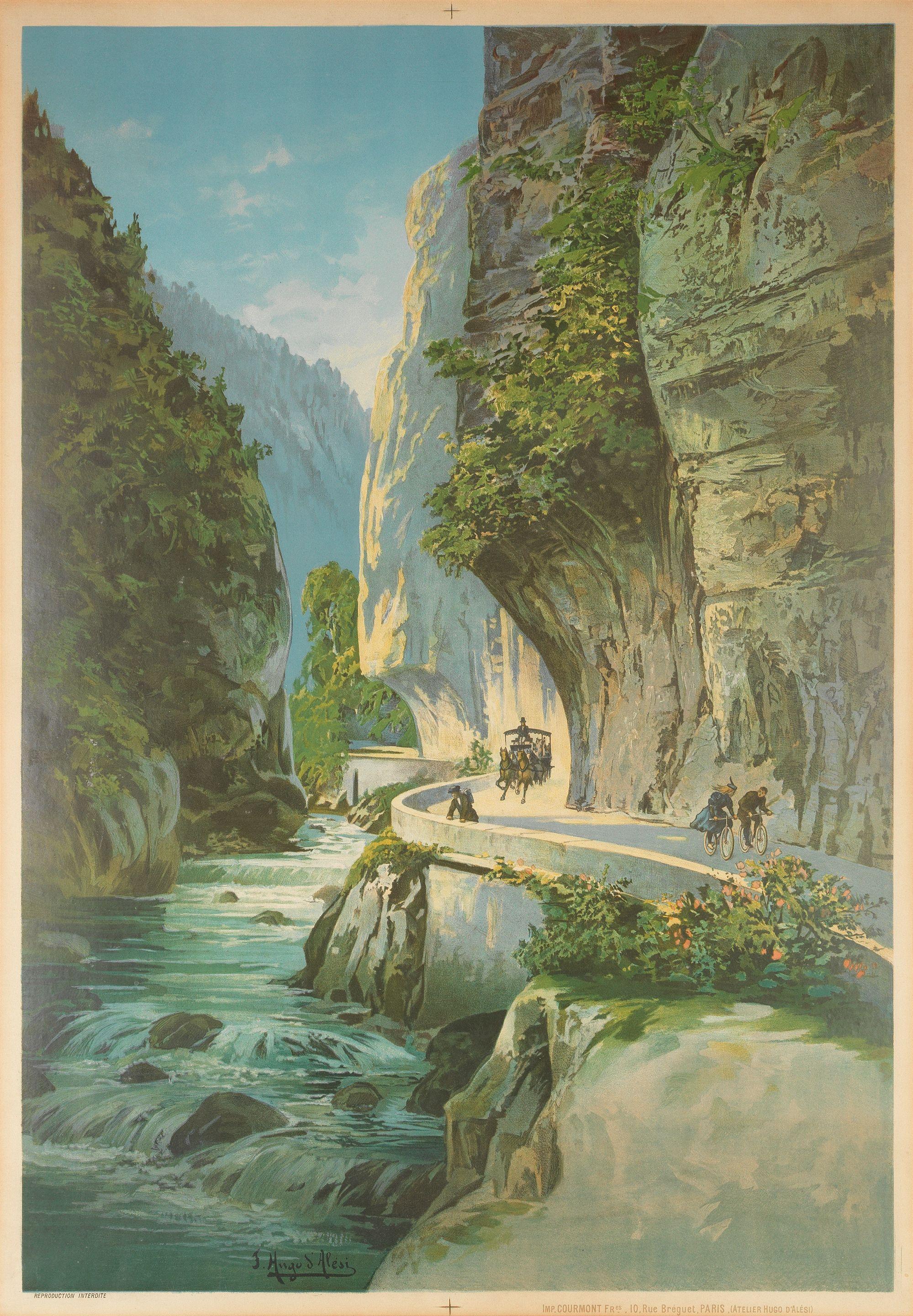 F. Hugo d\'Alési - Route De La Grande Chartreuse, L\'Entree Du Desert. Plm Dauphine