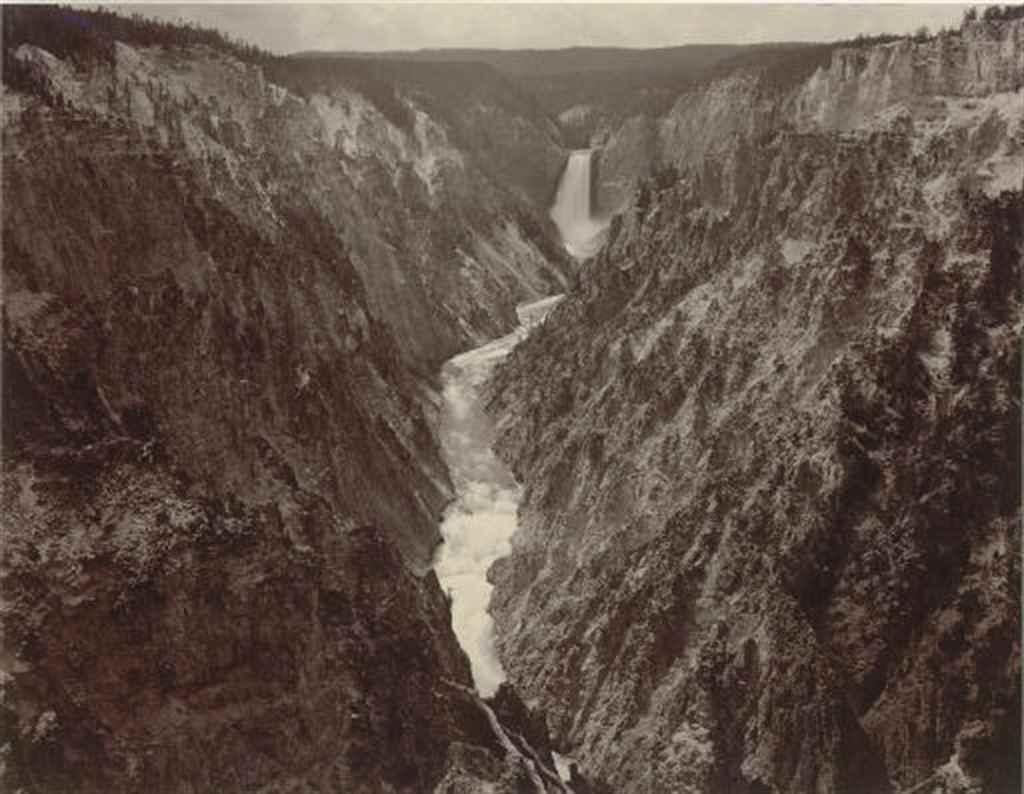 F. Jay Haynes - Grand Canyon of The Yellowstone And Falls, C. 1887