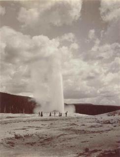 F. Jay Haynes - Old Faithful Geyser, C. 1890