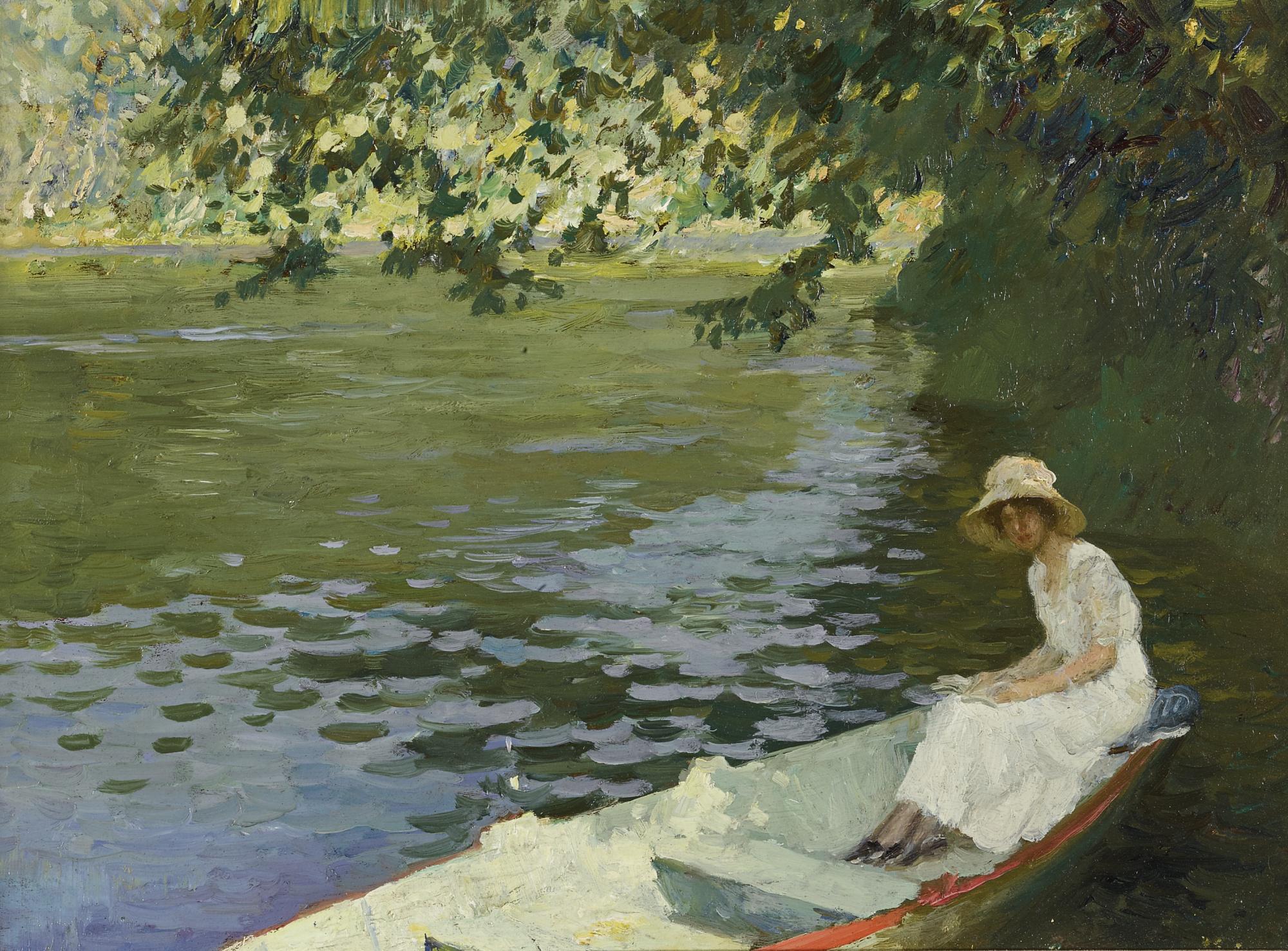 F. Luis Mora - Boating Lake, Central Park