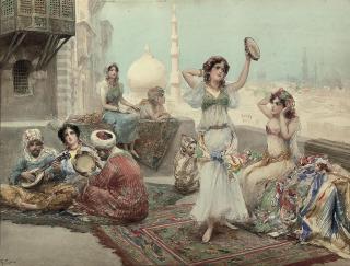 Fabbio Fabbi - Dancers in the harem