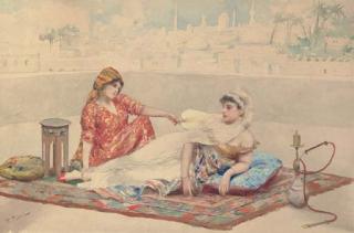 Fabio Fabbi - An Odalisque and her Servant