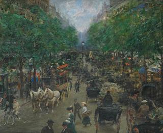 Fabio Fabbi - Boulevard in Paris.