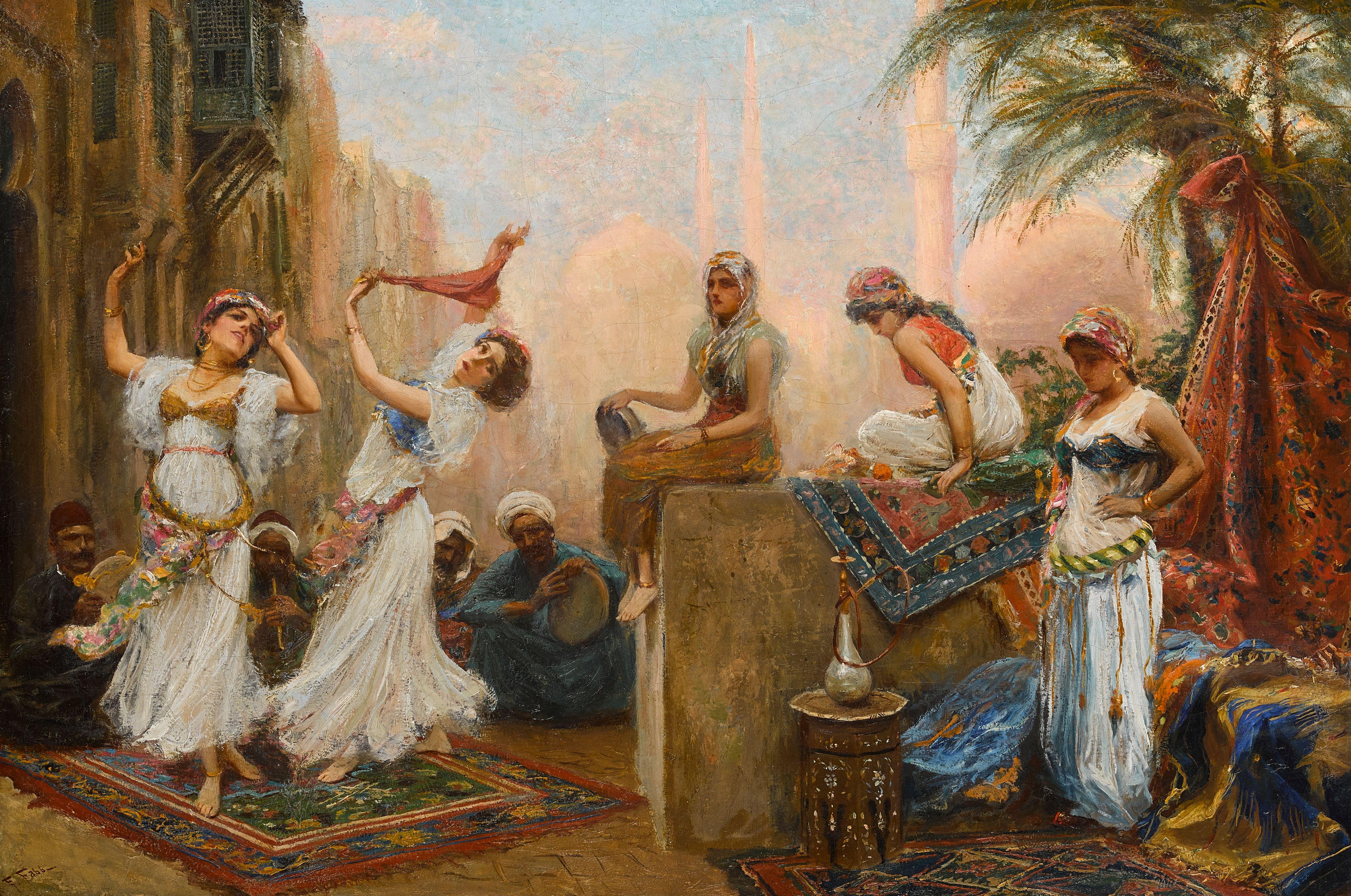 Fabio Fabbi - Danseuses dans le souk