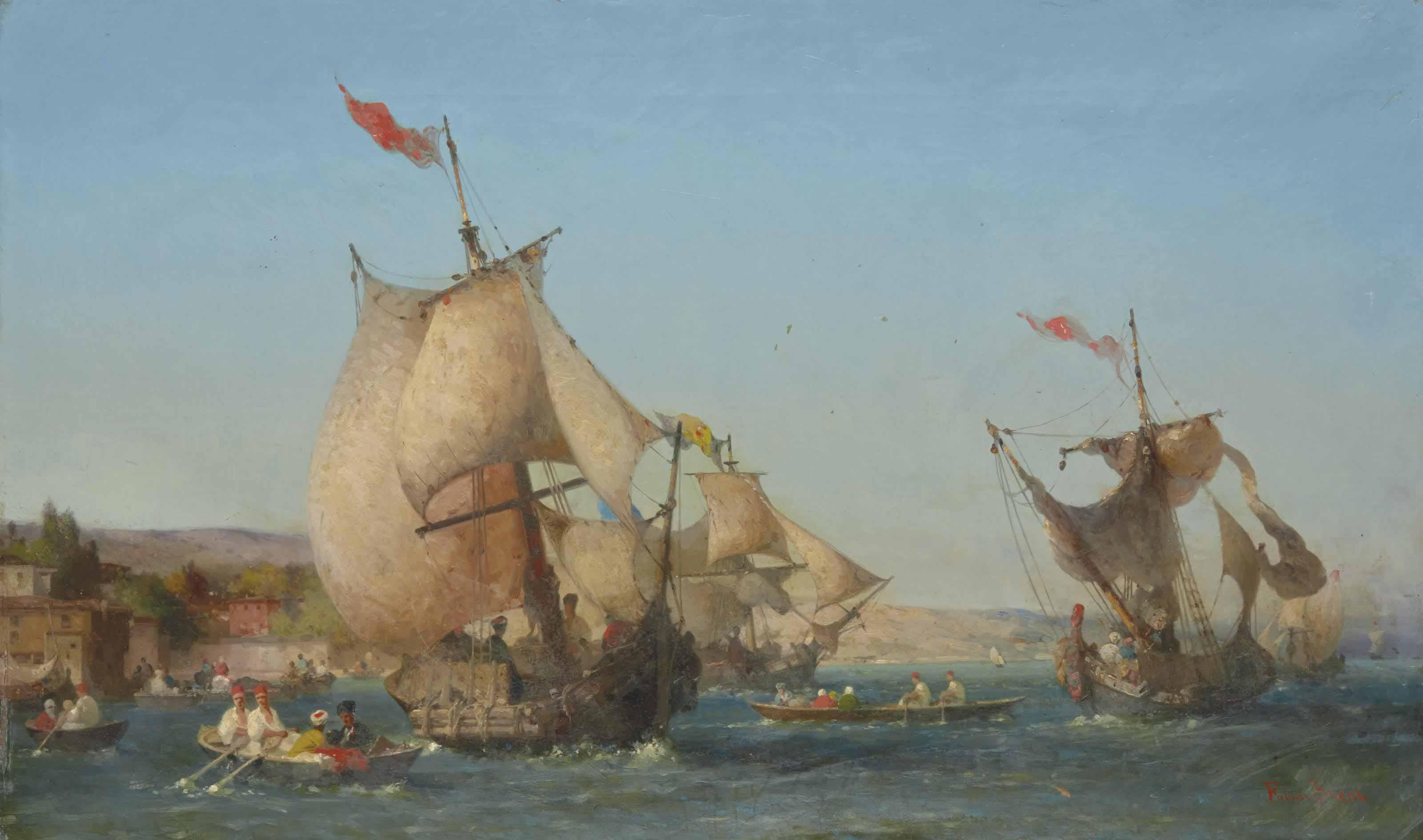 Fabius Brest - Dhows on the Bosphorus
