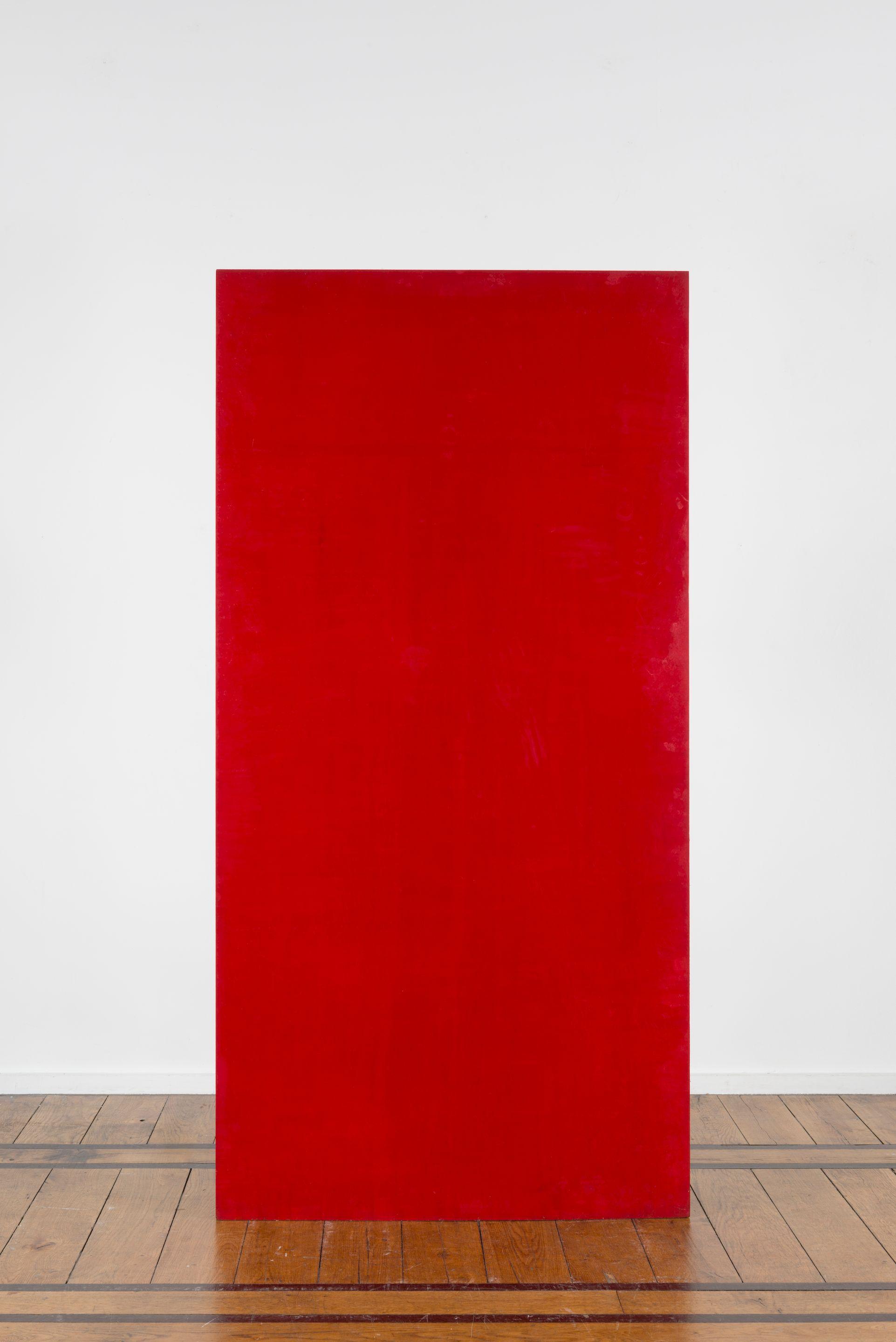Fabrice Hyber - 2m² de rouge à lèvres/ Lipstick