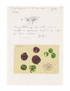 Fabrice Hyber - Projet d’enfouissement de celui.qui.regarde Tobogans fev.83.