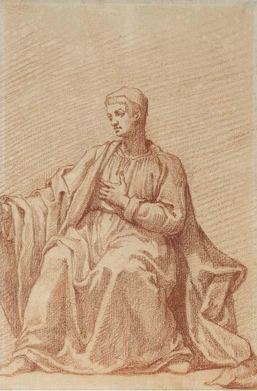 Fabrizio Boschi - Un homme assis tourné vers la gauche