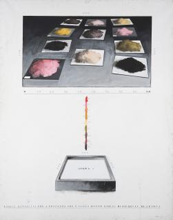 Fabrizio Plessi - Dall\'acquabiografico - Undici materiali che a contatto con l\'acqua, danno undici differenti reazioni