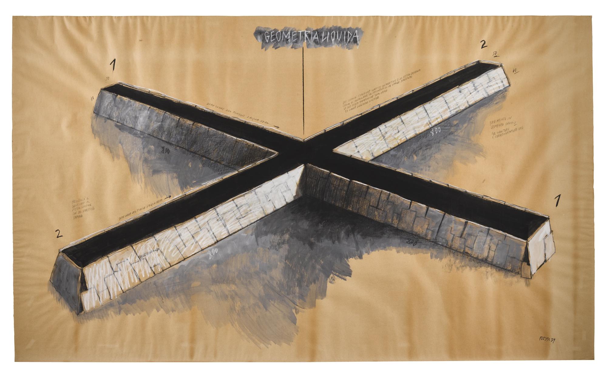 Fabrizio Plessi - Geometria Liquida