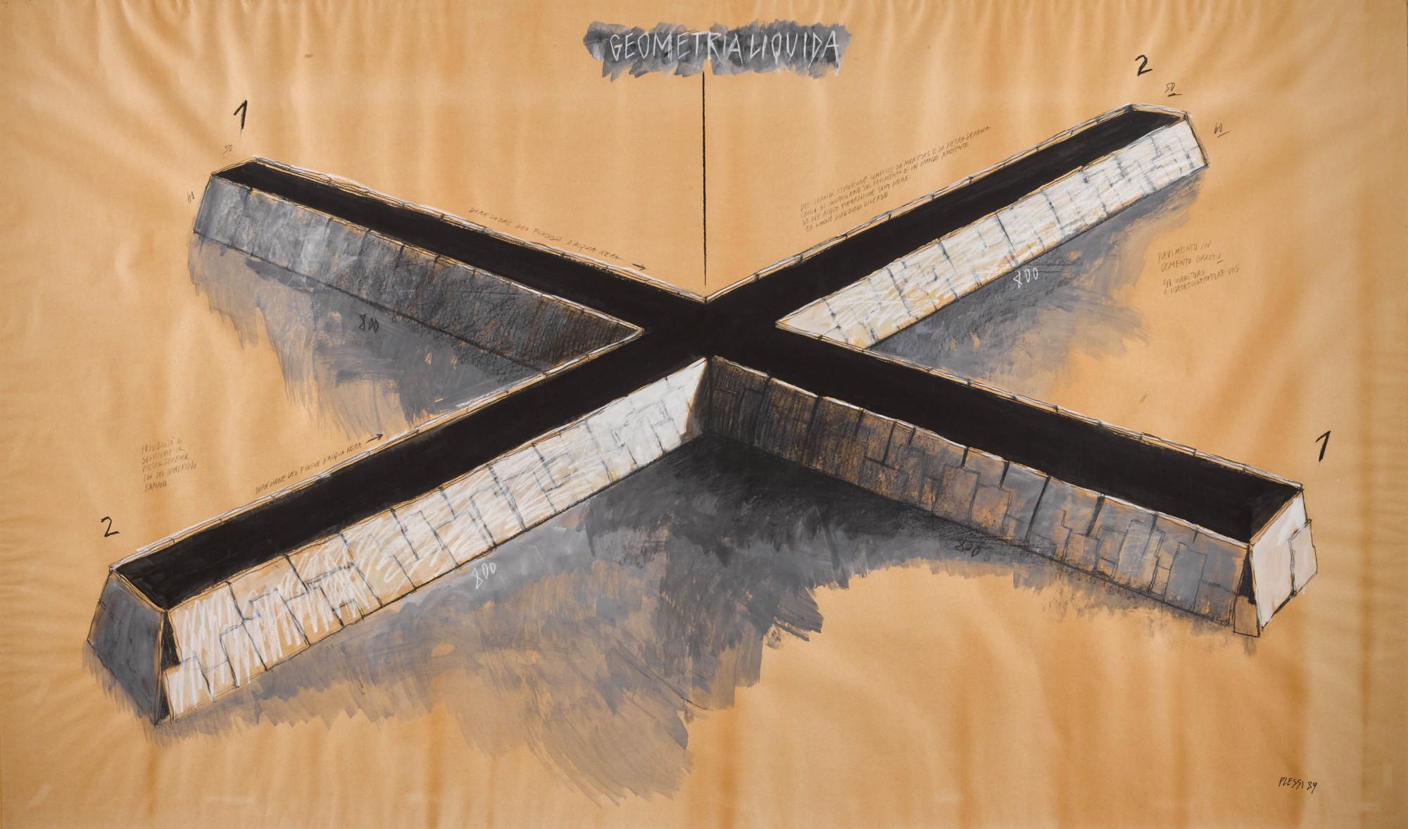 Fabrizio Plessi - Geometria Liquida