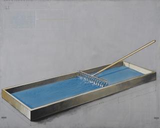 Fabrizio Plessi - Sperimentale - Rastrellare l\'acqua