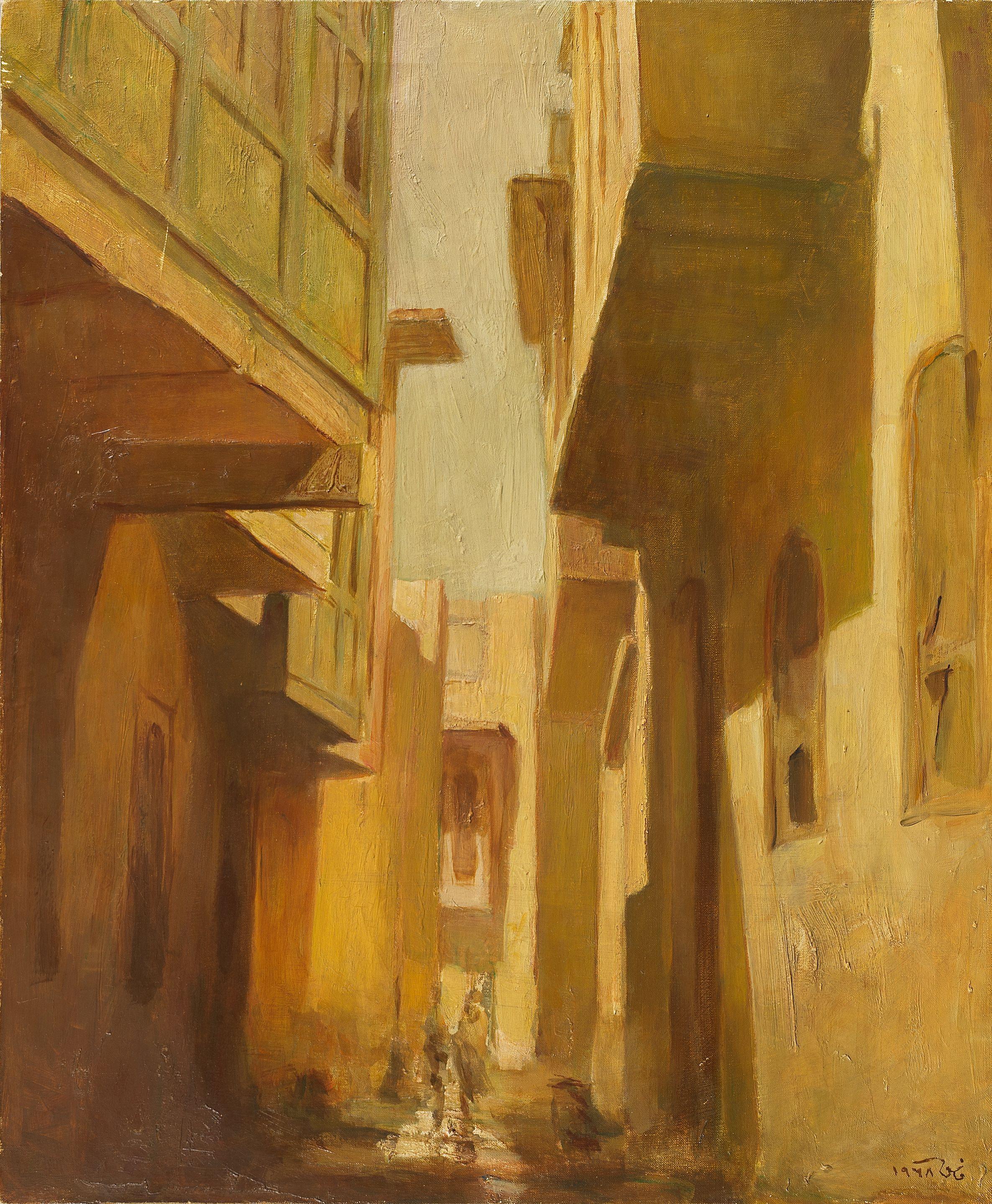 Faeq Hassan - Baghdad Street Scene