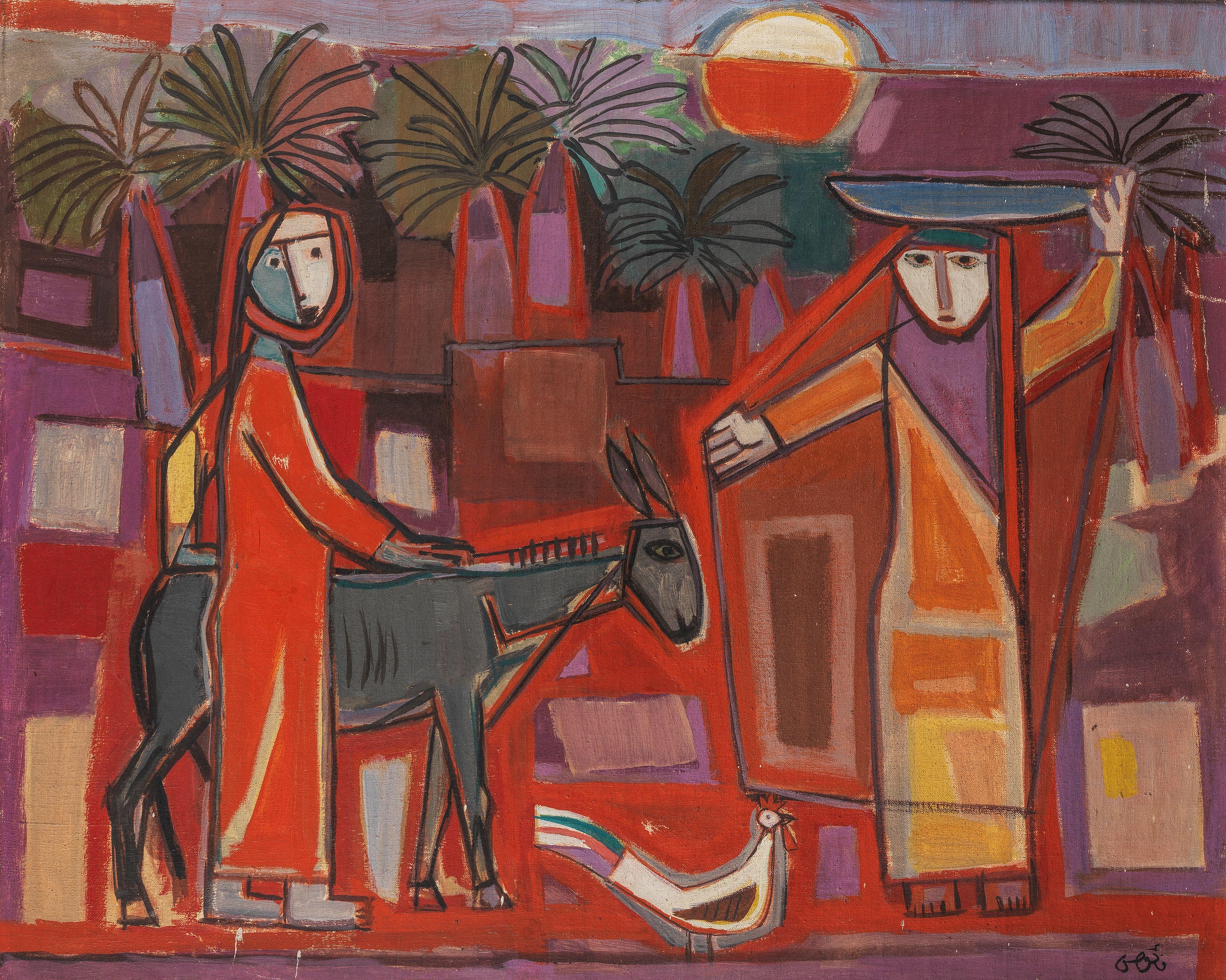 Faeq Hassan - Village Scene