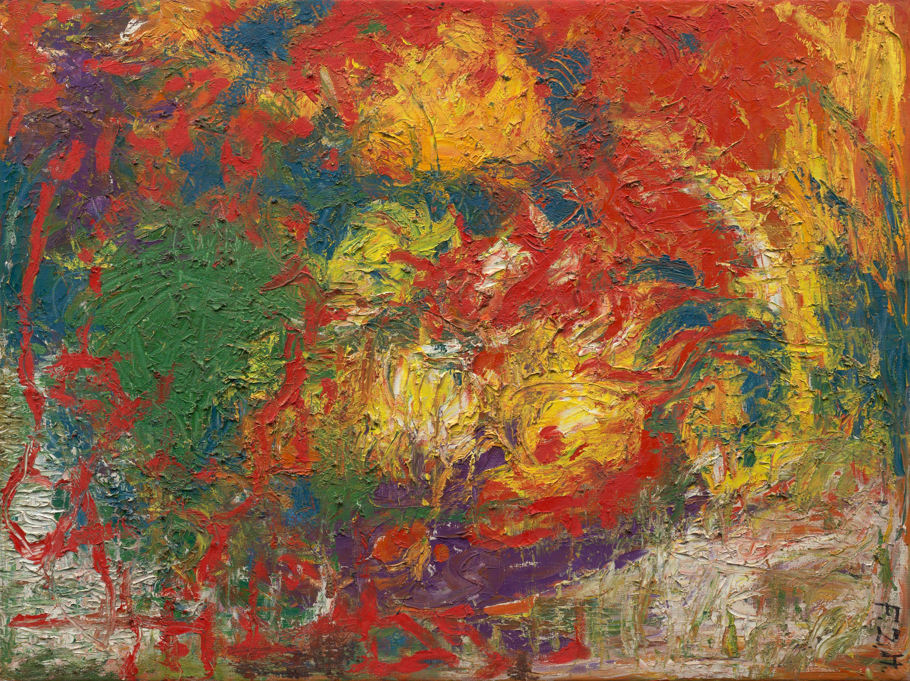 Fahr El-Nissa Zeid - A Rooster at Dawn