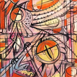 Fahr El-Nissa Zeid - Abstract Owl