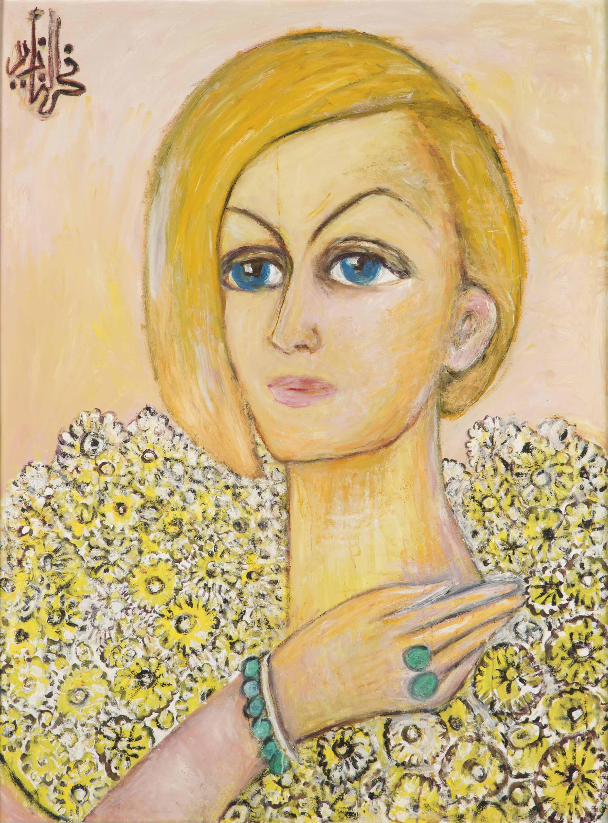 Fahr El-Nissa Zeid - Portrait of ClareMaria